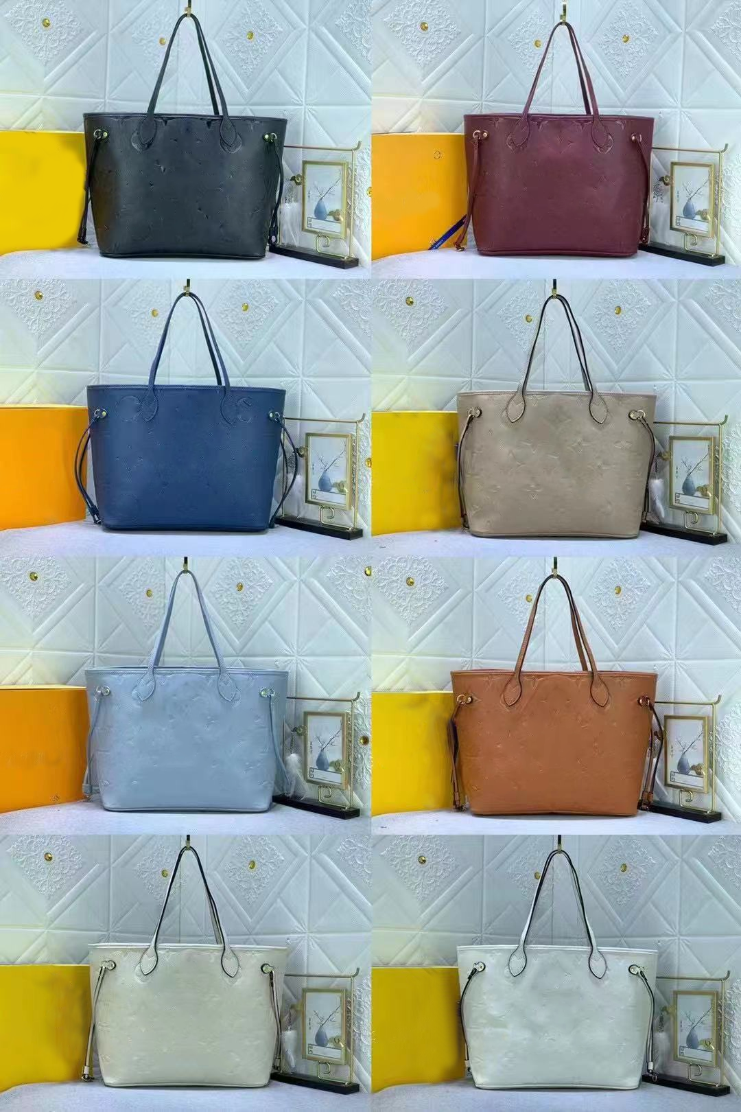 Classic Luxury Designer Bag Large Capacity Composite Shopping Bag Famous Bag Fashion Handbag Tote Bag Wallet Leather Handbag Ladies Handbag