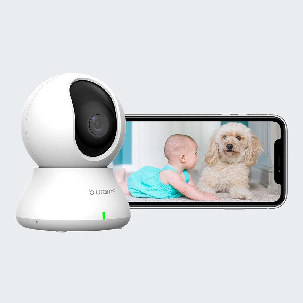 Camera Monitor Dog Camera 360-degree for Pet Indoor Baby Camera 2K Home Smart Motion Tracking 2-Way Audio Phone App IR Night Vision W