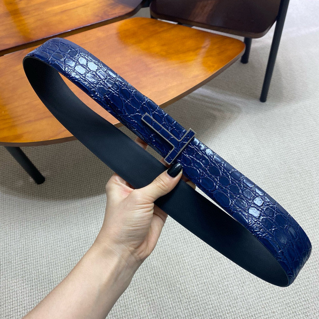 Designer Men Belt Luxury Belt Premium Leather Belt Reversible Gold Silver Metal Needle Buckle Belt Width 4cm Men Fashion Belt Decorate Suit Pant Wit