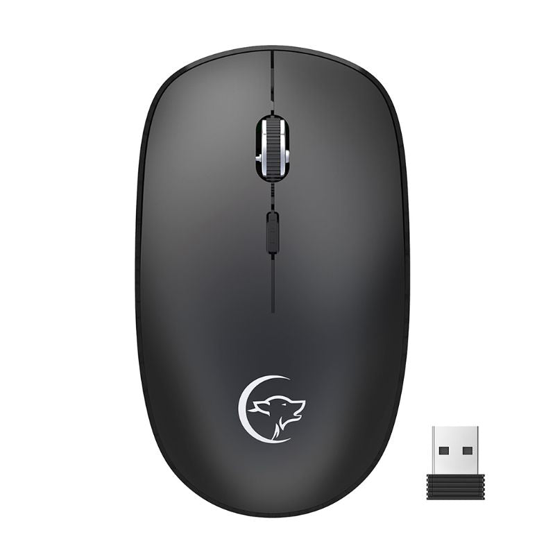 2.4GHz Portable Mini Slider Wireless Mouse Mute Optical Gaming Mice USB Receiver for PC Computer Laptop Notebook Accessories