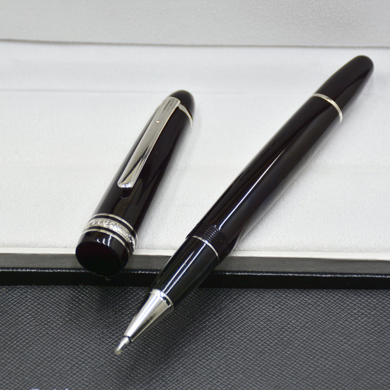 classics Black - Matte Black 146 Fountain pen - Roller ball pen office stationery business Writing ball pens for birthday gift