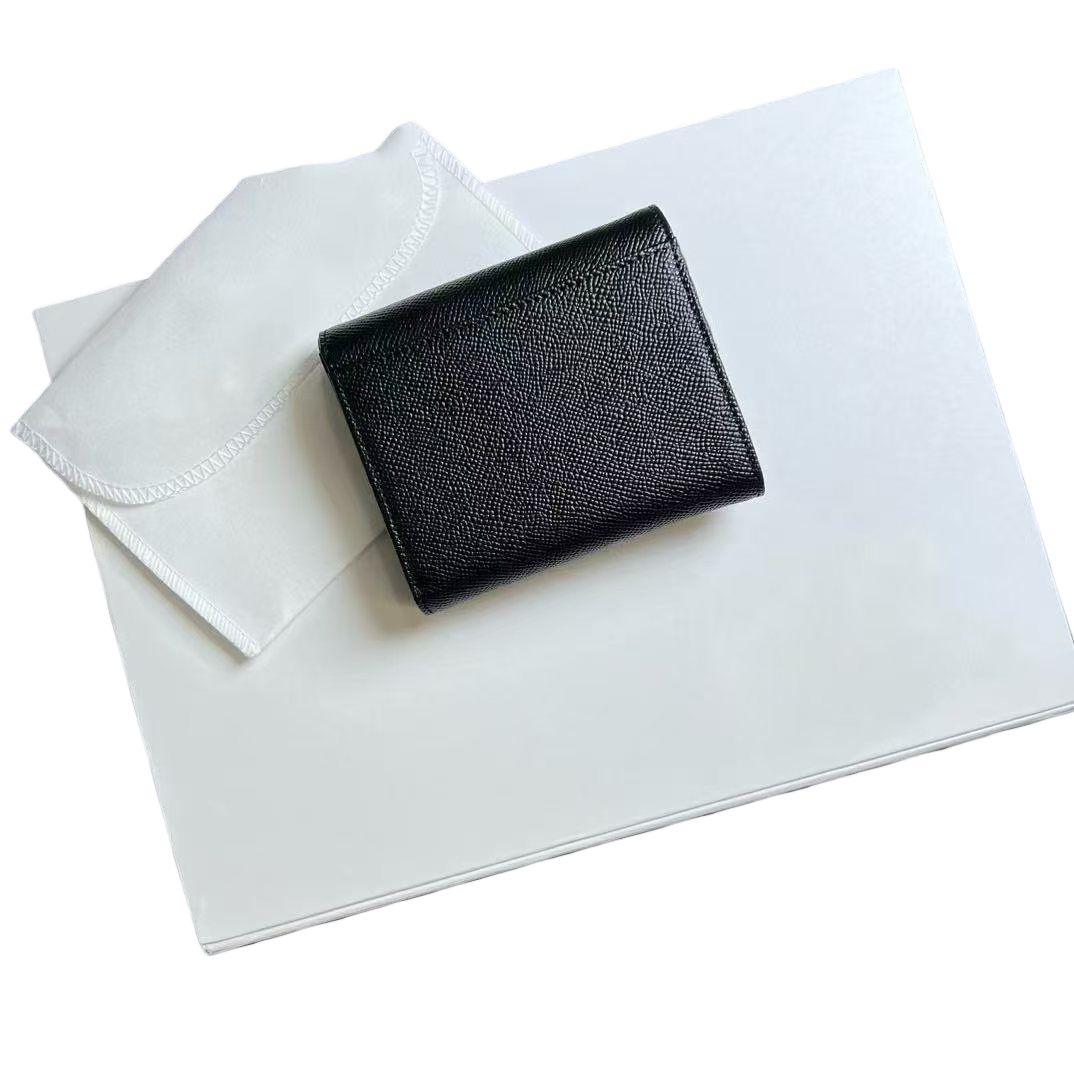 2025 New Designer High Quality Men&#039;s and Women&#039;s Wallet Briefcase Fashion Genuine Leather Travel Diary Business Card Holder Wallets With B