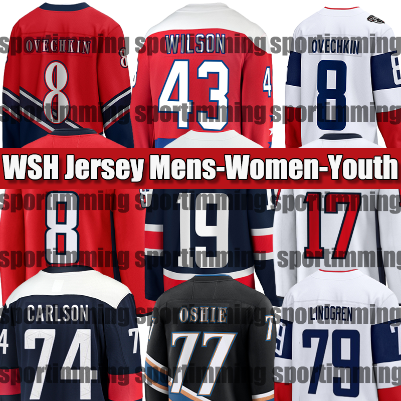 2025 Capitals Jersey #48 Thompson Alex Ovechkin Jersey Charlie Lindgren Logan #6 Chychrun Hockey Jerseys