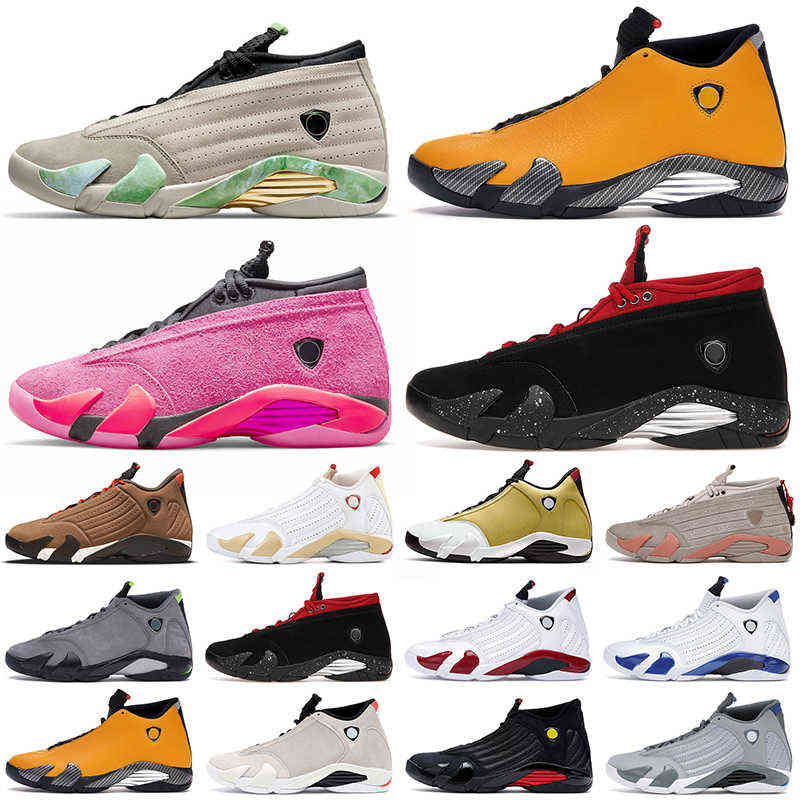 Jumpman 14 Basketball Shoes 14s Men Shocking Pink Fortune Winterized Archaeo Brown Red Lipstick Ginger Mens Trainers Sports Snea