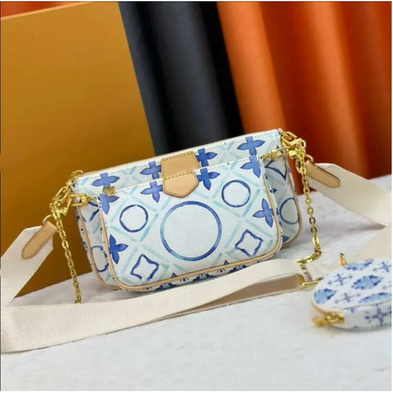 10A luxury womens pochette designer bag multi By The Pool Women mini leather Shouder Crossbody Messenger bags Ladies Travel Handbag pouch purse high