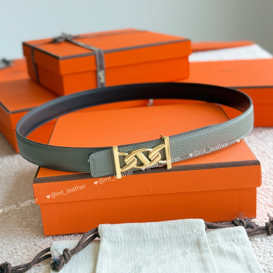 Designer Reversible Women Belt Fashion Premium Quality Belt Width 2.4cm Women Belt Excellent Metal Buckle Belt Decorate Dress Casual Shirt With Box