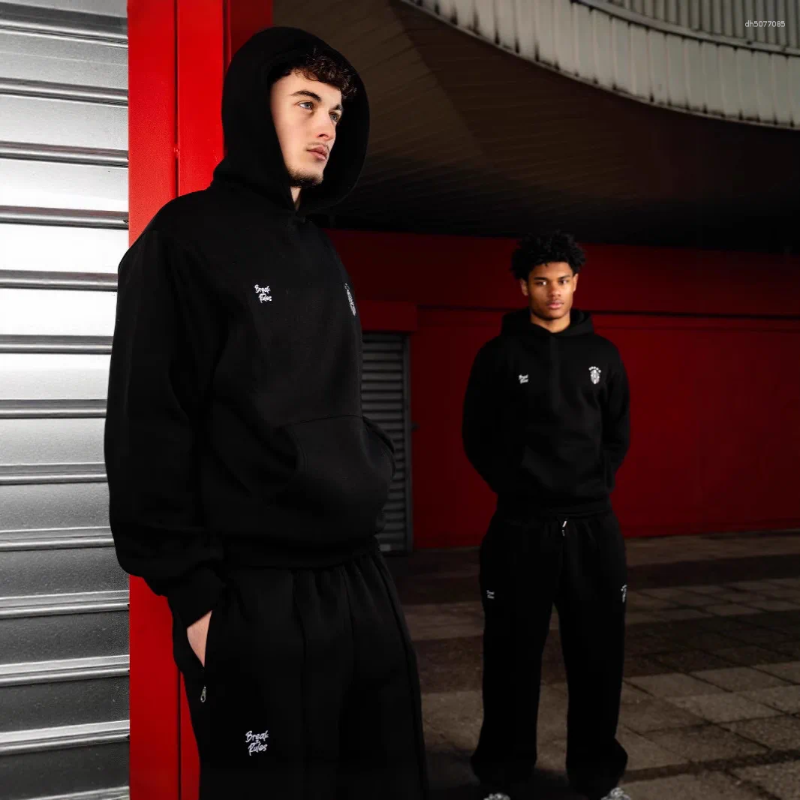 Men&#039;s Hoodies Men Clothing Set Street Retro Gothic Tracksuit Harajuku Trend Hip Hop Personality Pattern Embroidery Oversized 3XL