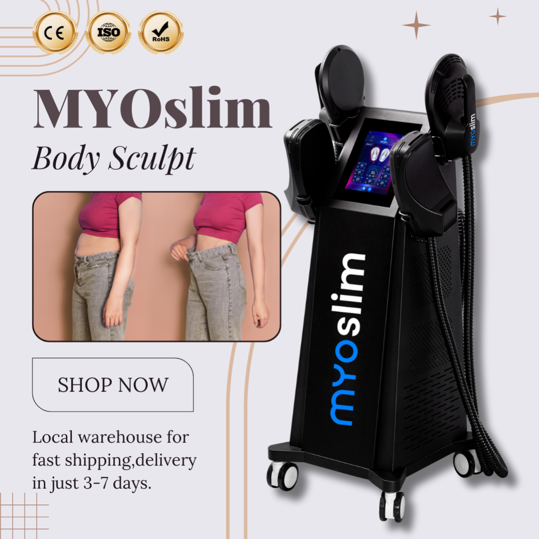 EMS RF Electrical Muscle Stimulation 6500W Professional Body Sculpting Device with Myoslim Advanced Beauty Technology