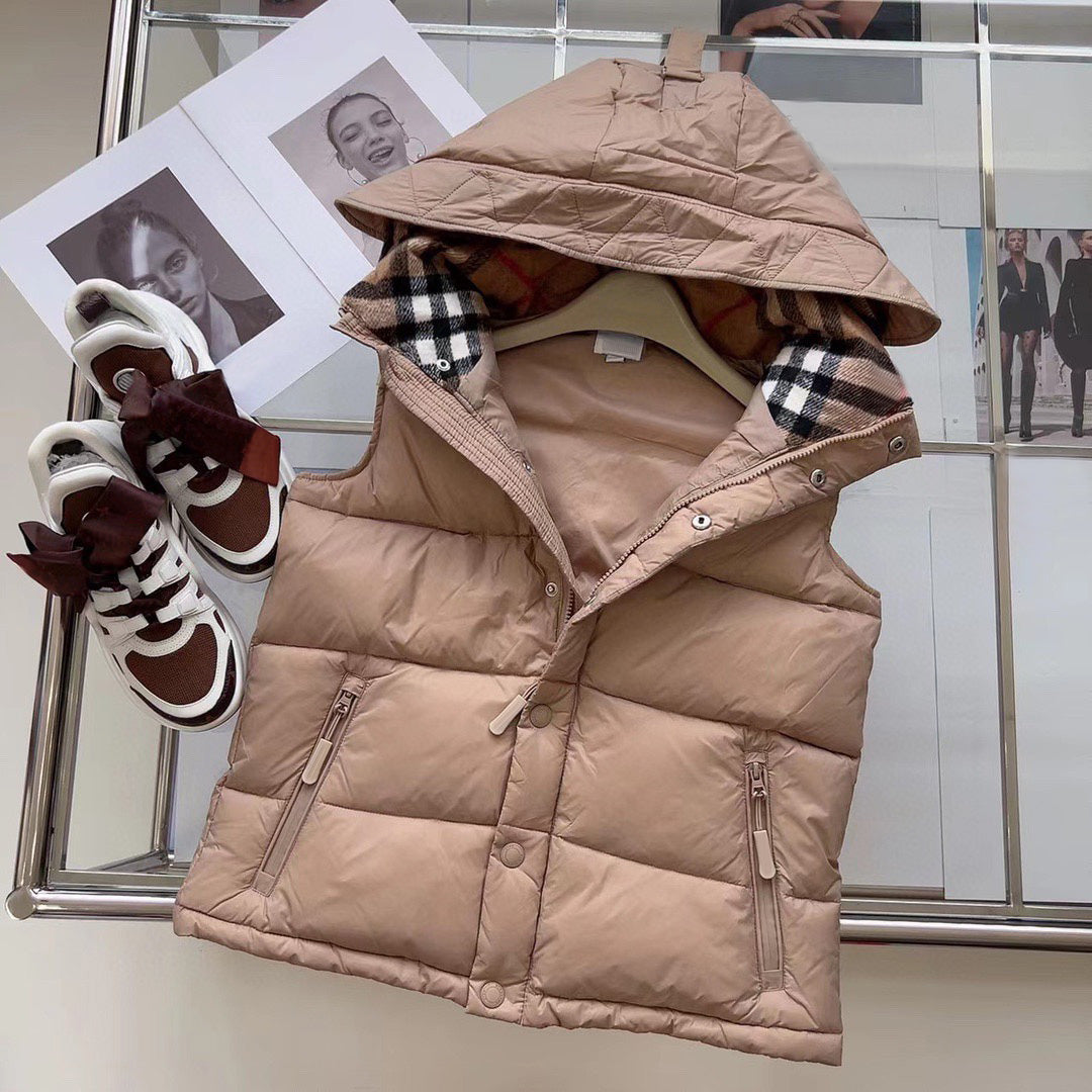 Women&#039;s Vests Designer down vest womens Outerwear coat fashion with classic letter sleeveless cotton vests mens jacket size S-L Q0R0