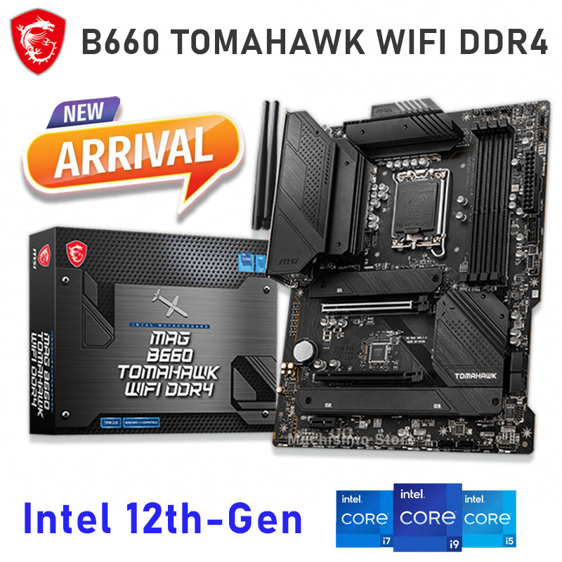 LAG 1700 MSI MAG B660 TOMAHAWK WIFI DDR4 Motherboard DDR4 128GB CrossFire PCI-E 4.0 M.2 Desktop B660 Gaming Mainboard 1700 New