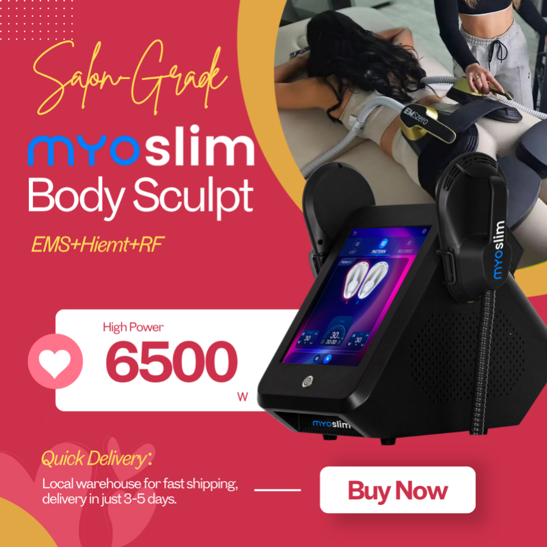 15 Tesla EMS RF Machine Electrical Stimulation Therapy for Muscle Tightening and Body Shaping at 6500W Power