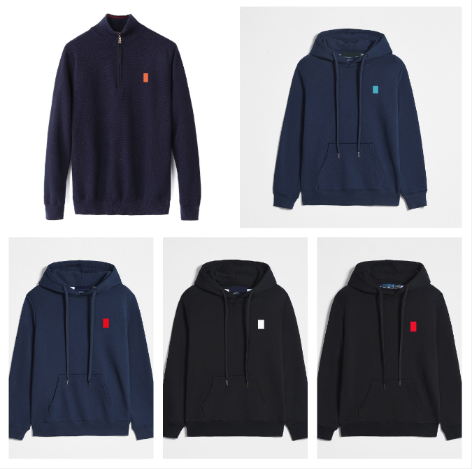 Mens Designer Polo Hoodie 2025 Sweater Fleece Women Knitted Thick Half Zipper High Neck c Knit Knitting Hoody Hooded Sweatshirt Jumpers Cotton Sweat