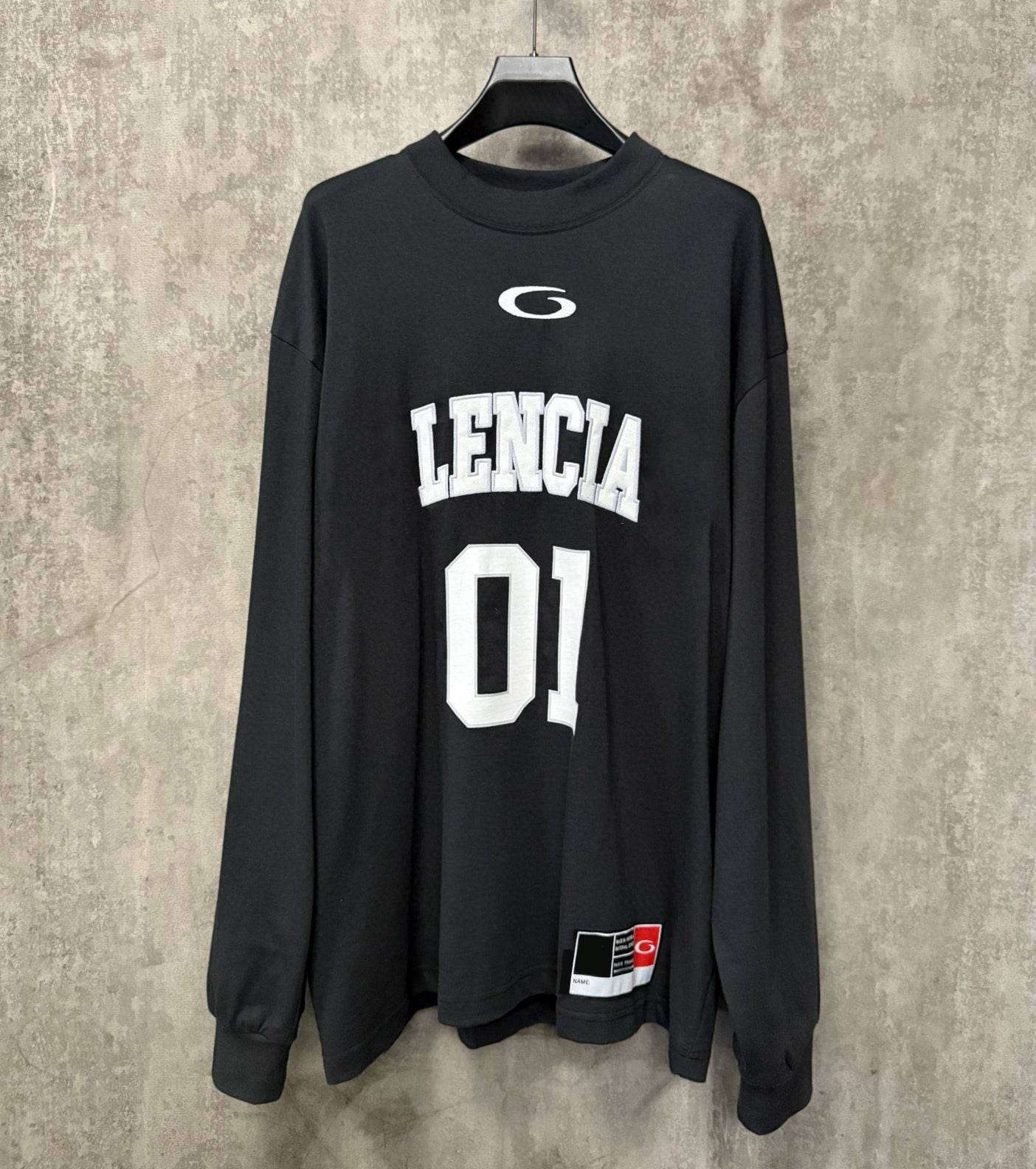 New AOP jacquard letter knitted sweater in autumn - winter 2023acquard knitting machine e Custom jnlarged detail crew neck cotton g2r43wrww