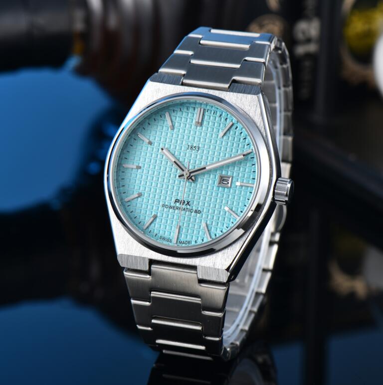 New Design Mens women TISSOTSity PRX 1853 Watches automatic quartz Movement Male Clock Luxury Business Wristwatch Designer Watches for Men Watch mon