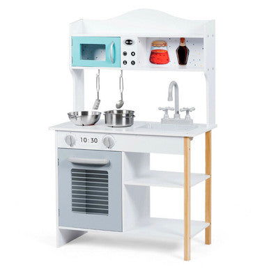 Kids' Kitchen Playset with Cookware