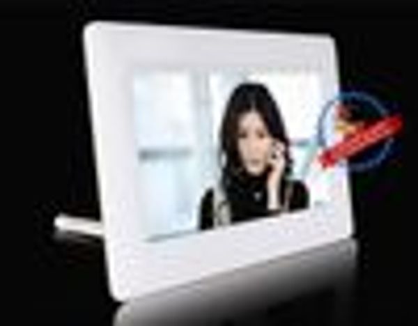 Wholesale 7 inches TFT LCD digital photo frame. digital photo frame,white-black-pink frame.