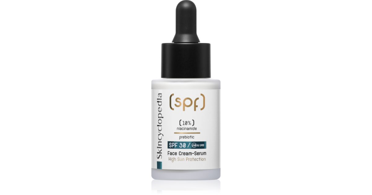 Skincyclopedia 10% Niacinamid Acid + Prebiotisk cremeserum SPF 30 30 ml