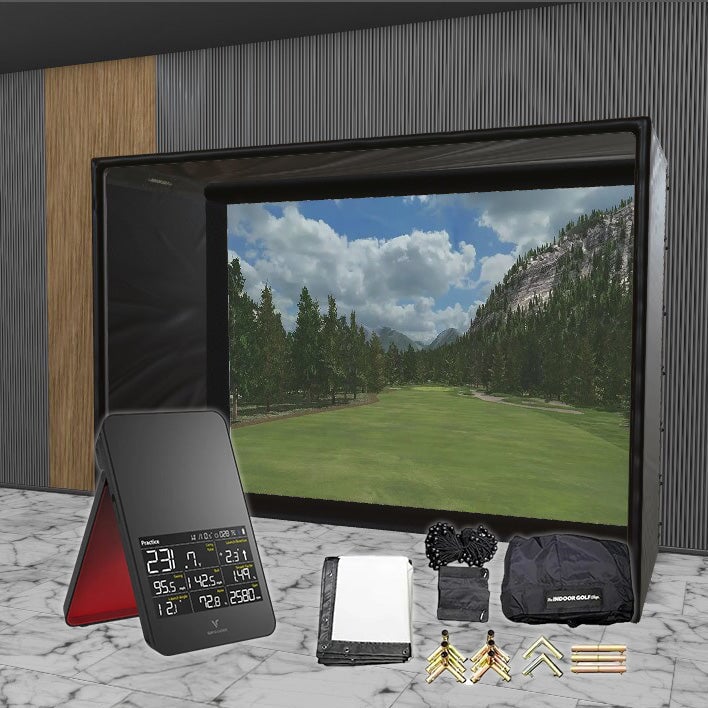 Swing Caddie SC4 SIG DIY Golf Simulator Studio Package - 12'2" x 9'4" x 5' (SC4)