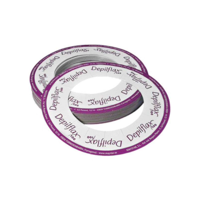 Depilflax 100 collares de papel por 10 piezas