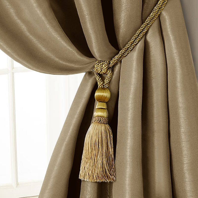 Elrene Home Fashions Amelia Tassel Curtain Tieback