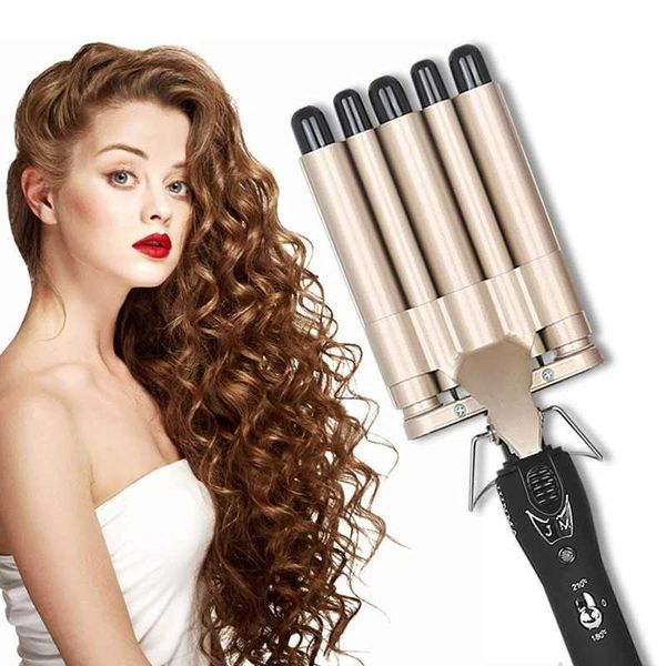 Hair Curlers Straighteners 3-in-1 deep and small reversible big wave style three bucket hair curling iron tool H250112