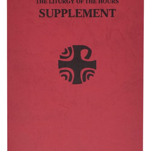 The Liturgy of the Hours Supplement - Large Print