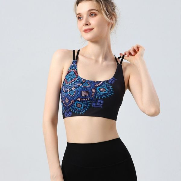 Moda Mando Flower Beauty Belet Yoga Set Sports Underwear Bra Fitness Pants Bra Good Chooice003