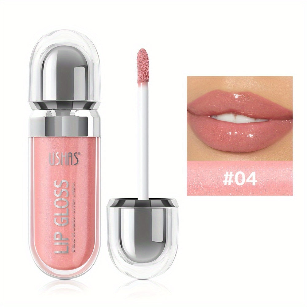 TEMU 12 Colors Of Pearlescent Lip Glaze, Moisturizing And Long-lasting Mirror Liquid Lipstick, Suitable For Christmas And Valentine's Day Gifts