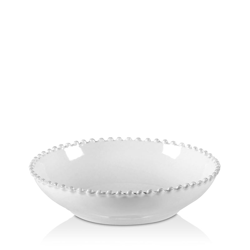 Costa Nova White Pearl Pasta Bowl-Rim Soup Bowl