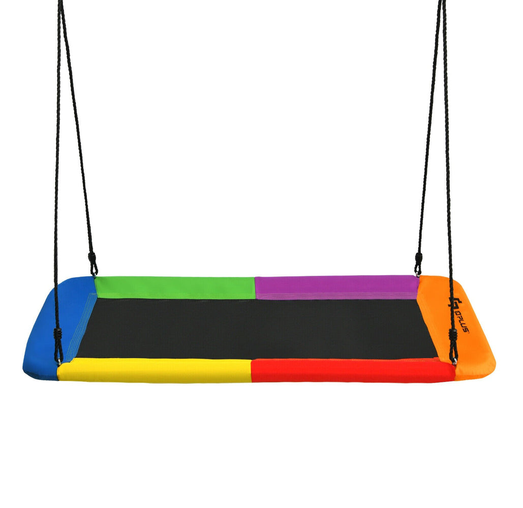 Giant 60-Inch Outdoor Platform Swing - Multi-Color