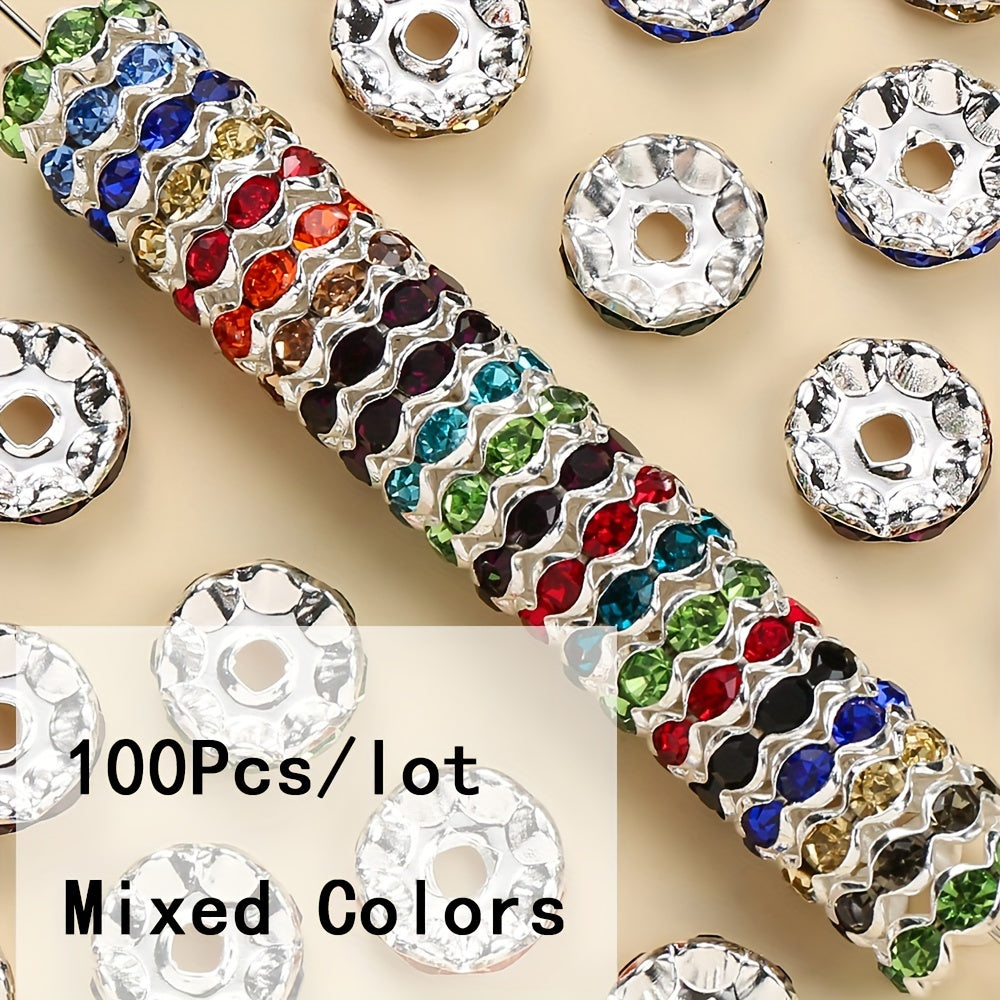 TEMU 12mm Beads For Pen Making Bulk 100pcs Multicolor Wave For Pens Beads For Beadable Pens Diy Bracelet Jewelry Making Craft Supplies