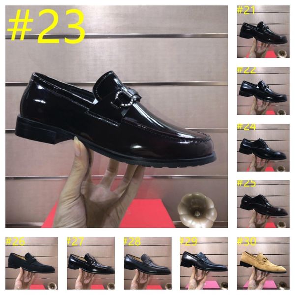 57Model Top Leather Men Designer Men Loafers Comfortable Driving Shoes luxurious Slip On Mens Moccasins Wedding Party Men Shoes Office Dress