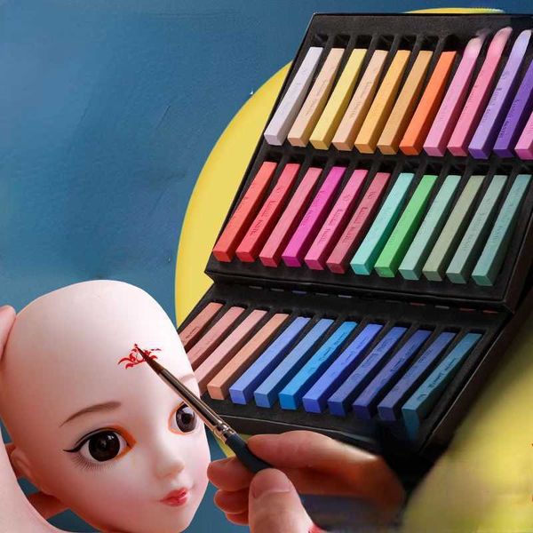 Watercolor Brush Pens 12-24-36-48 Color Chalk Set Color Suitable For Beginners A Variety Of Painting Pastel Stick Art Painting Stationery H2