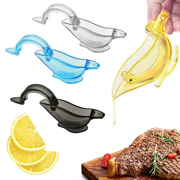 Plastic Acrylic Crystal Bird Shape Manual Transparent Juicer Press Lemon Squeezer For Kitchen Juicing Tool