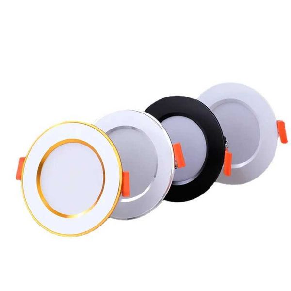 Recessed Led Downlight Ultra Thin Silver White Golden Led Ceiling Lamp 3W 5W 9W LED Spot light Lighting For Living Room Bedroom Y240822