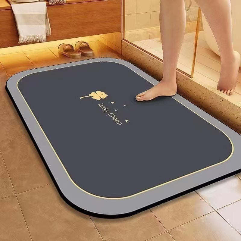 Bathroom Anti-slip Mat Household Toilet Floor Mat Absorbent Dirt-resistant Mat Foot Mat
