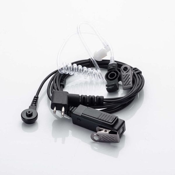 Air Acoustic Tube Headset Earpiece For Walkie Talkie With Microphones Two Way Radios Professional Surveillance Referee Earphones