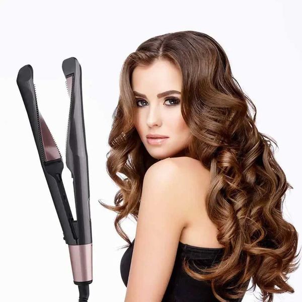 Curler and straightener 2-in-1 spiral wave curling iron professional straightener fashion styling tool new M241022