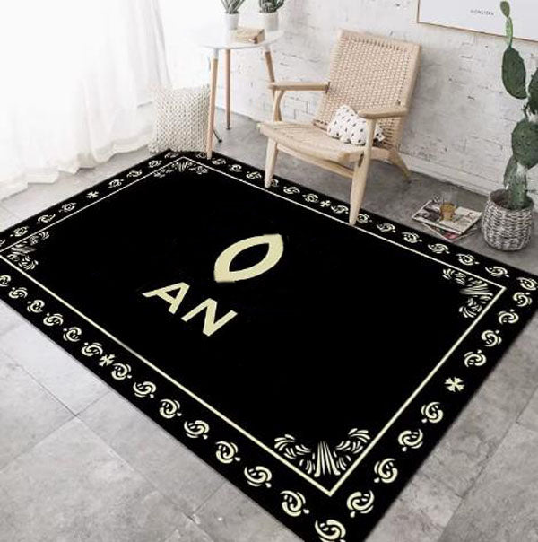 Designer Carpet Corridor Carpet Floor Mat Living Room Coffee Table Bedroom Complete Set Classic Letter Designer Home Decoration Carpet