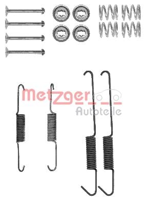 Accessory Kit, brake shoes METZGER 105-0002