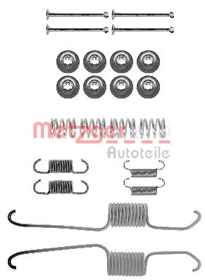 Accessory Kit, brake shoes METZGER 105-0003