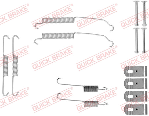 Accessory Kit, brake shoes QUICK BRAKE 105-0015