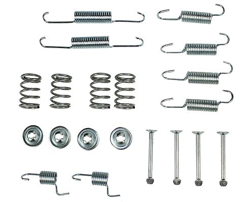 Accessory Kit, parking brake shoes METZGER 105-0025