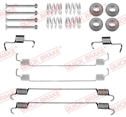 Accessory Kit, brake shoes QUICK BRAKE 105-0058