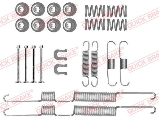Accessory Kit, brake shoes QUICK BRAKE 105-0074