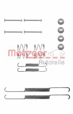 Accessory Kit, brake shoes METZGER 105-0507