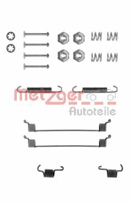 Accessory Kit, brake shoes METZGER 105-0651