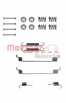 Accessory Kit, brake shoes METZGER 105-0672