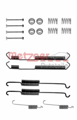 Accessory Kit, brake shoes METZGER 105-0691