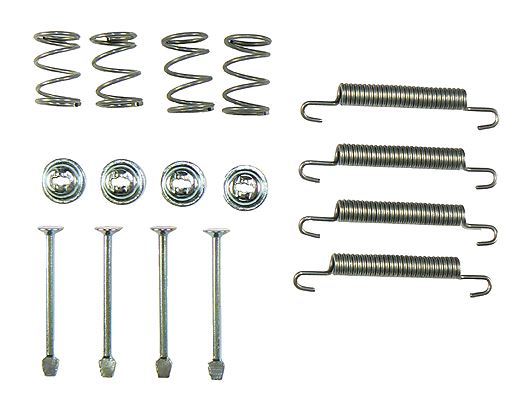 Accessory Kit, parking brake shoes METZGER 105-0711